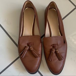 ZARA Leather Loafers